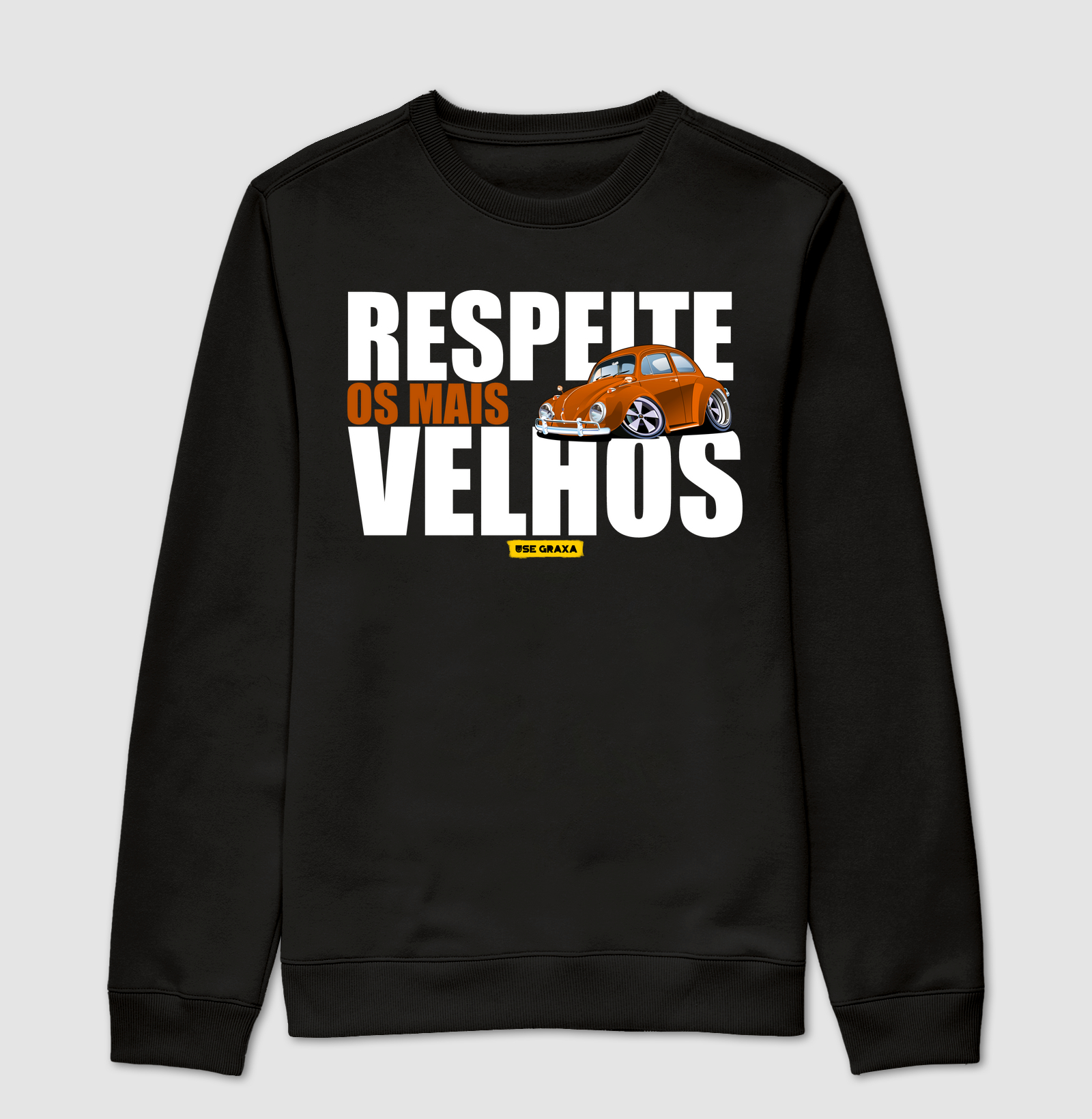 Respeite os Mais Velhos Fusca Laranja