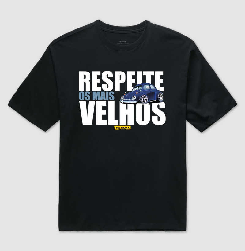 Respeite os Mais Velhos Fusca Azul