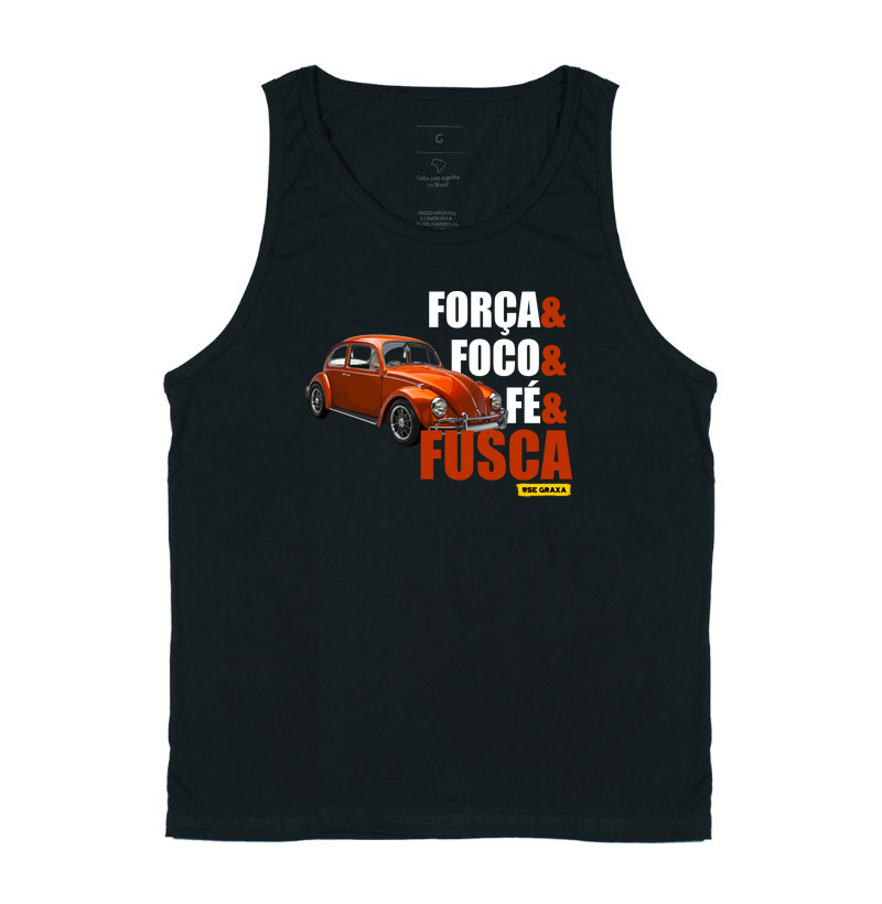Força Foco Fé Fusca Laranja
