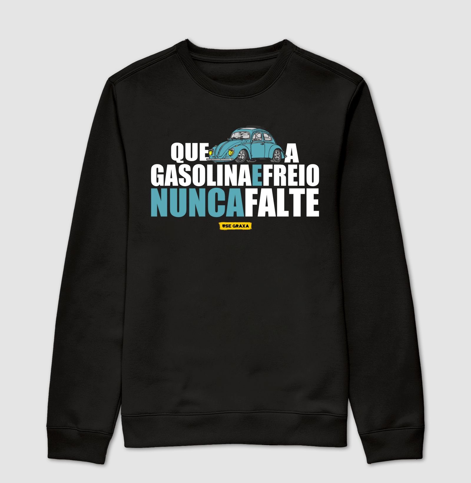 Que a Gasolina e Freio Nunca Falte Fusca Azul