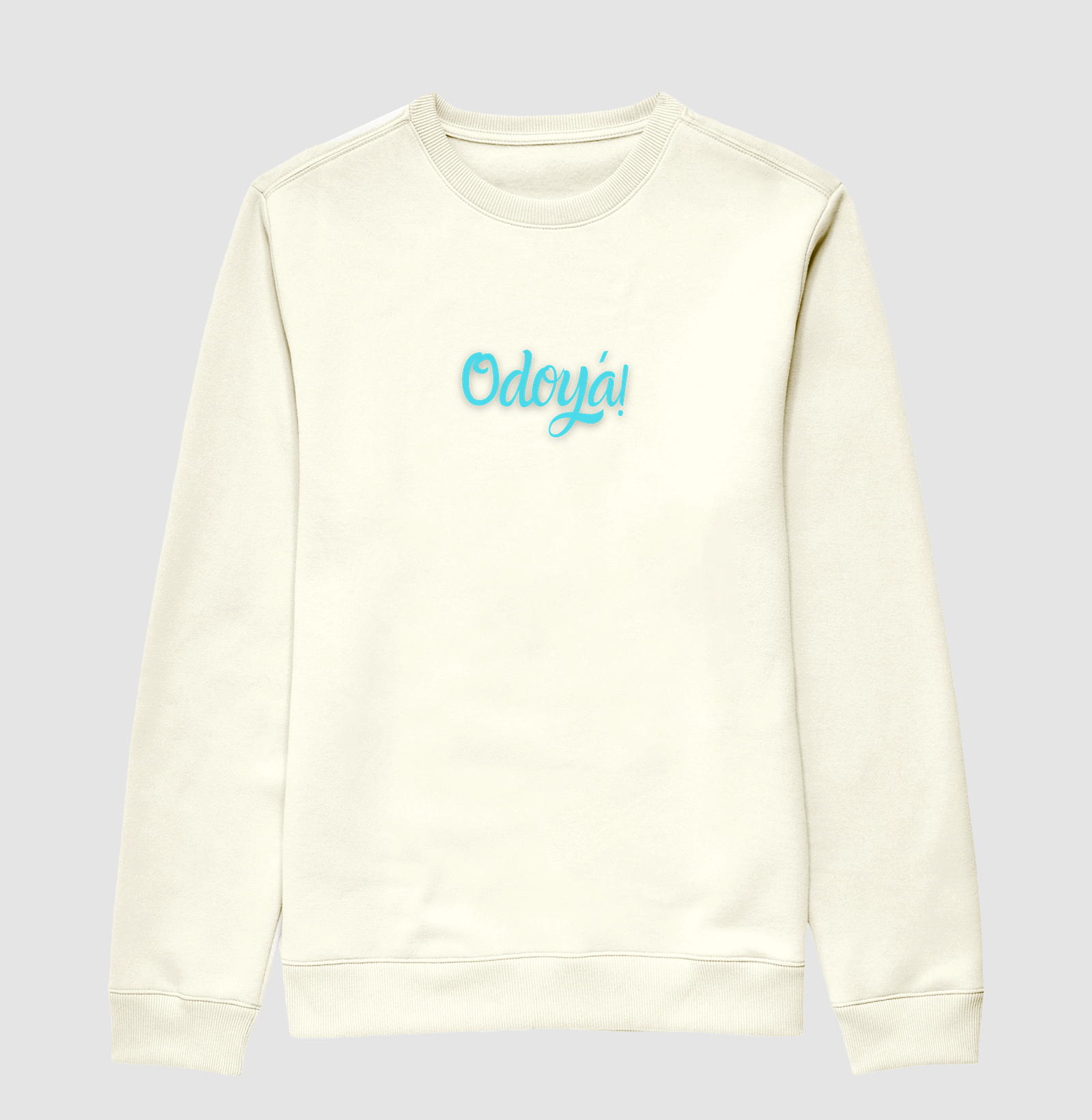 Iemanjá - Saudação - Moletom Suéter Claro