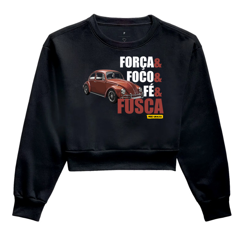 Força Foco Fé Fusca Marrom