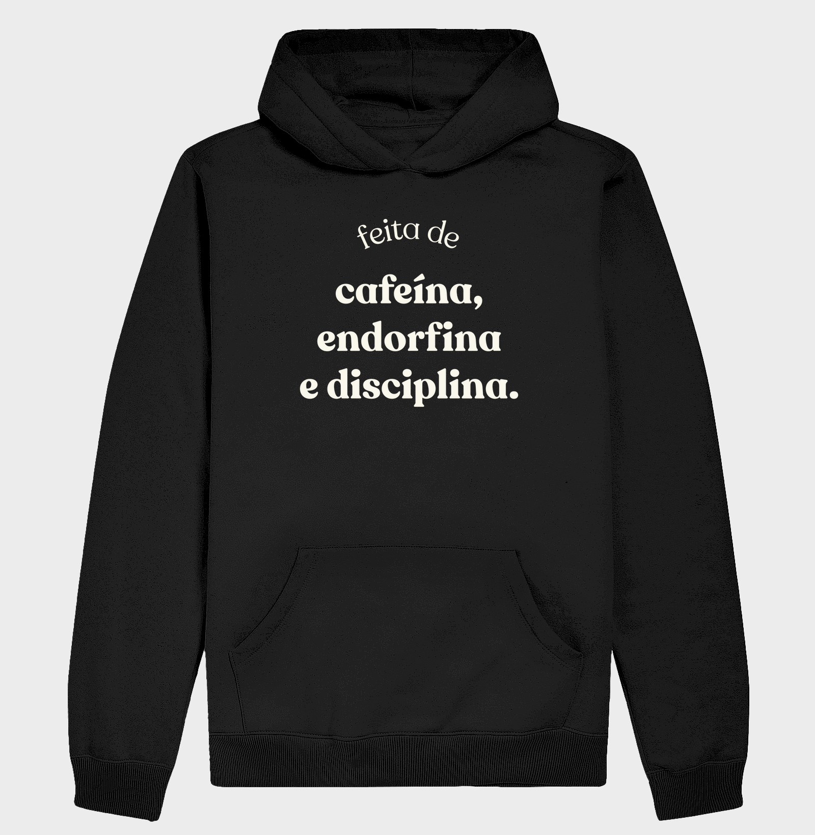 Feita de cafeína, endorfina e disciplina