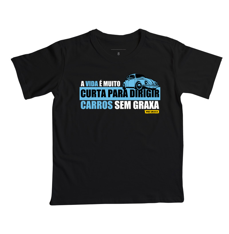 A Vida é Muito Curta Fusca Azul