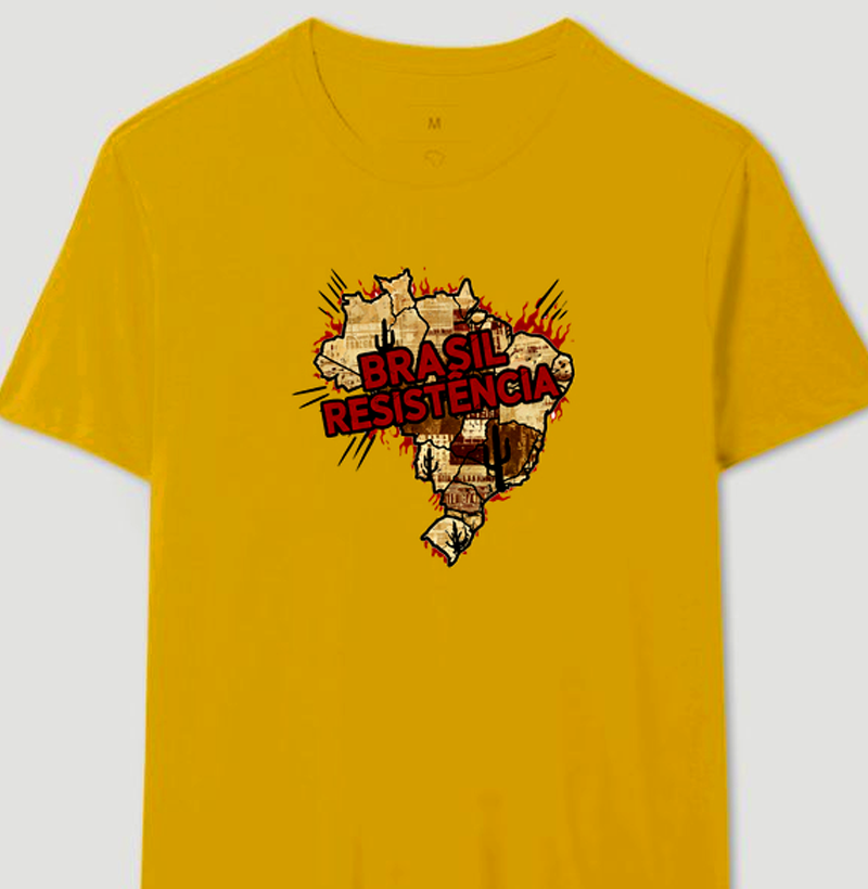 Camiseta Brasil Resistência 
