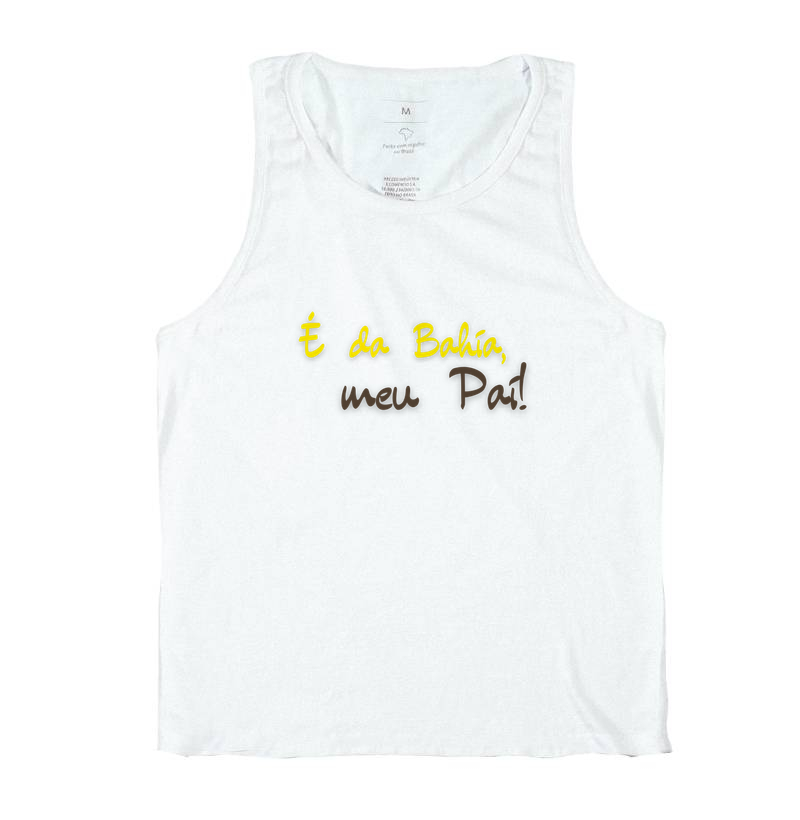 Baiano - Saudação 2 - Camiseta Regata Branca