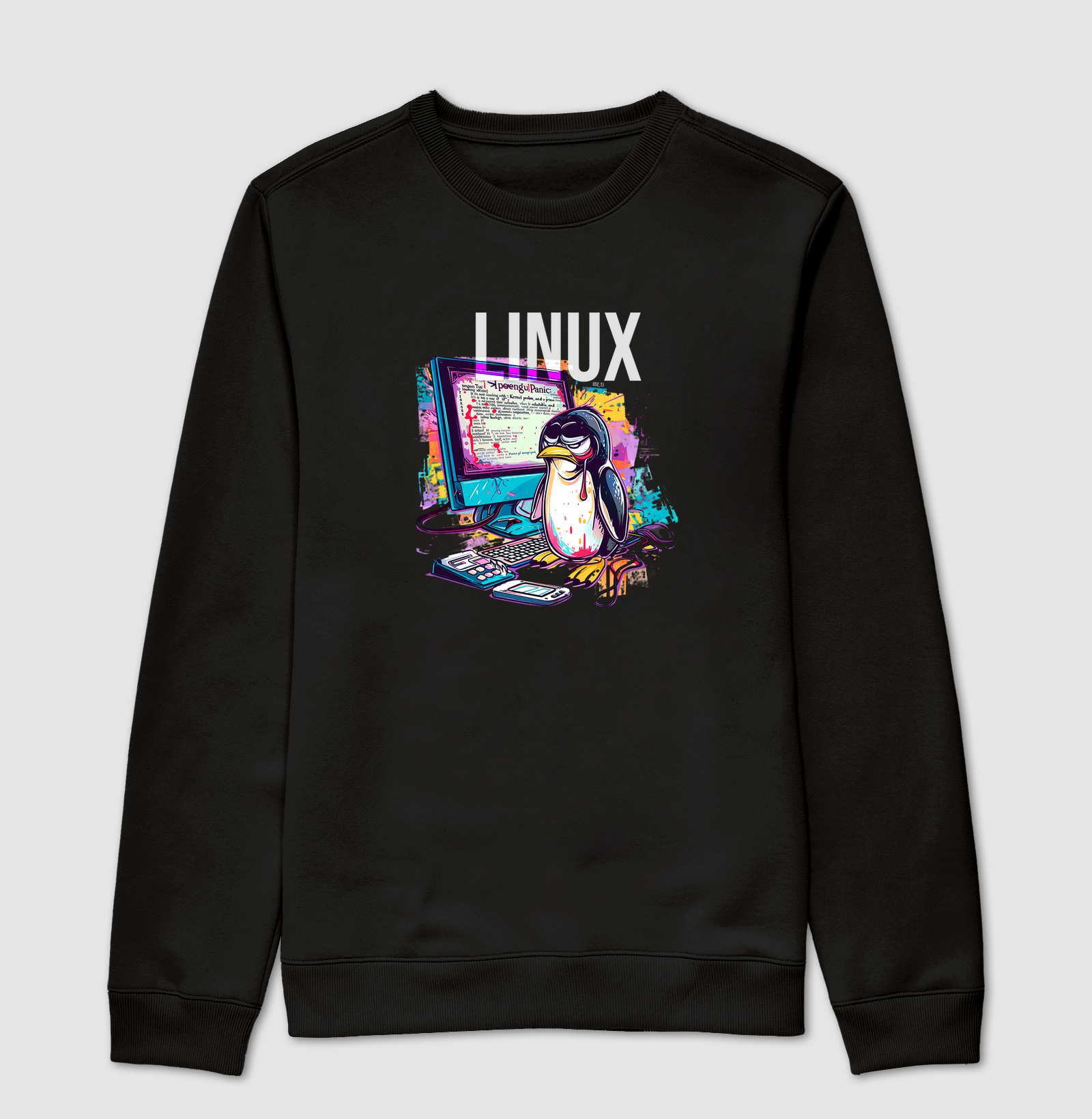 Suéter "Linux Reimagined" II - Logo - T.I