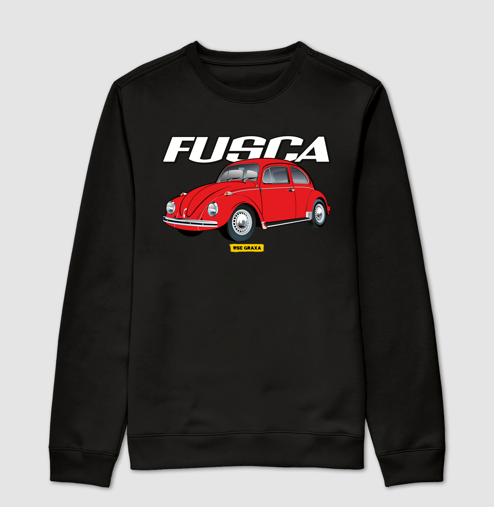 Fusca Vermelho Escrita