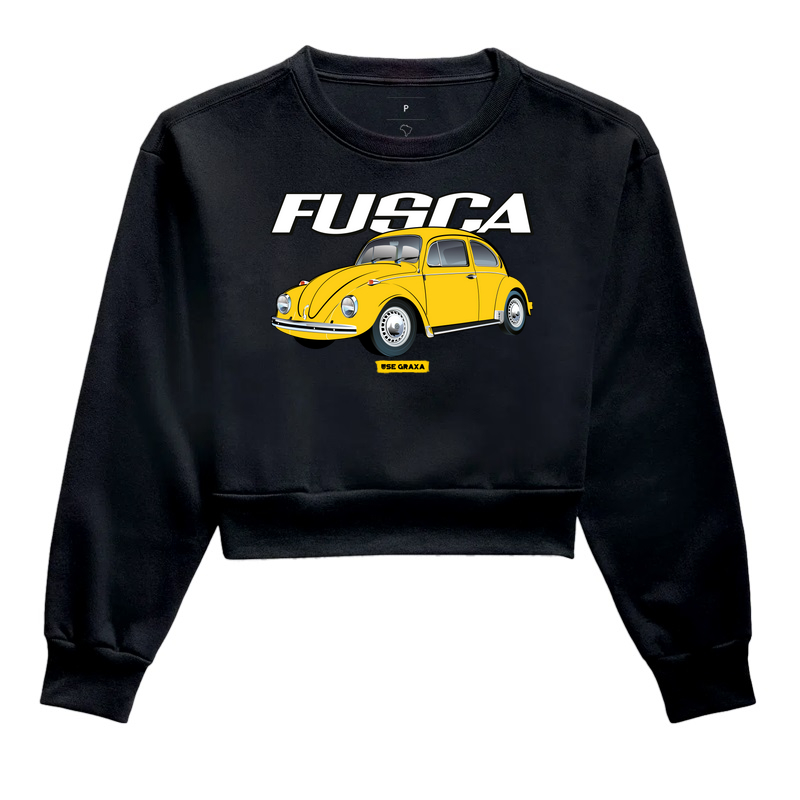 Fusca Amarelo Escrita