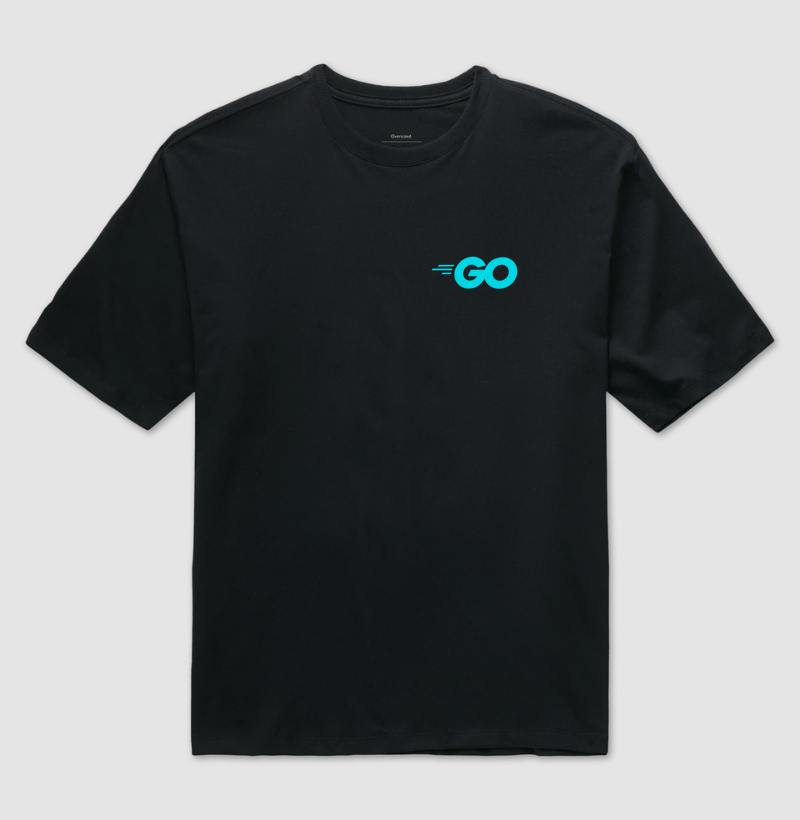 Camiseta "Golang" Logos T.I