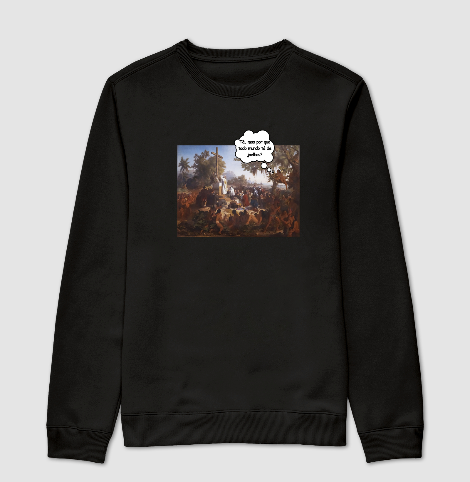 Tá, mas por que tá todo mundo de joelhos?