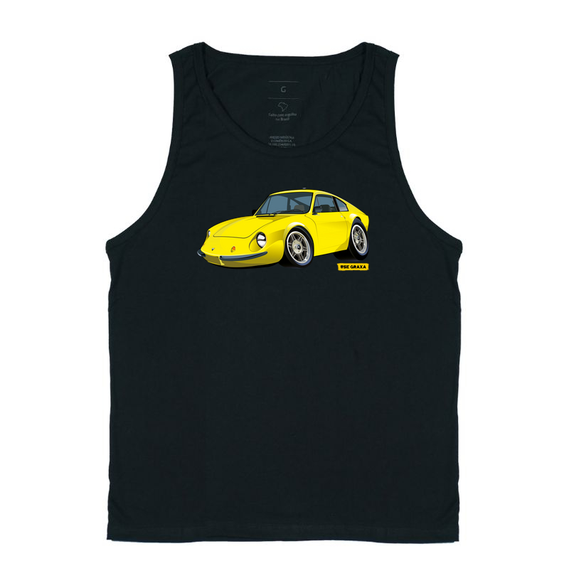 Puma GTE Amarelo Cartoon Lateral