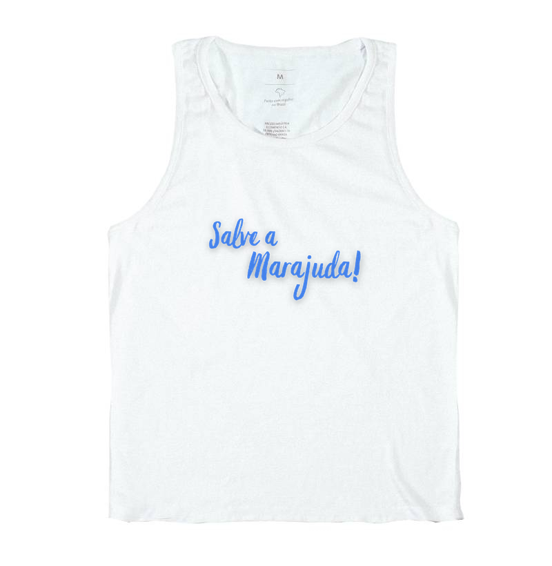 Marinheiro - Saudação - Camiseta Regata Branca