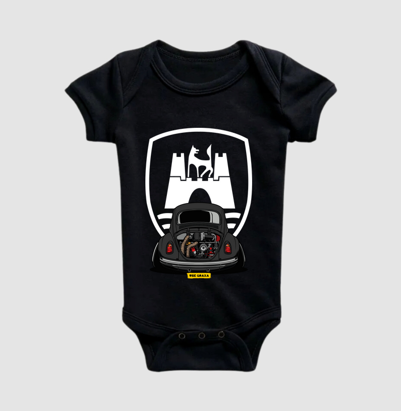 Wolfsburg VW Fusca Preto