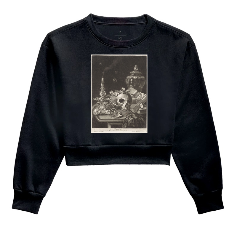 Natureza-Morta Vanitas com Caveira Ornada de Flores (1700)