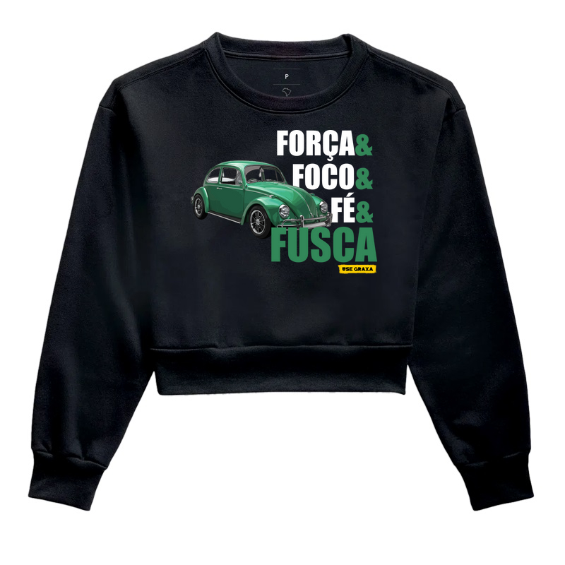 Força Foco Fé Fusca Verde