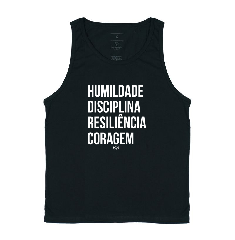 Humildade, Disciplina, Resiliência, Coragem
