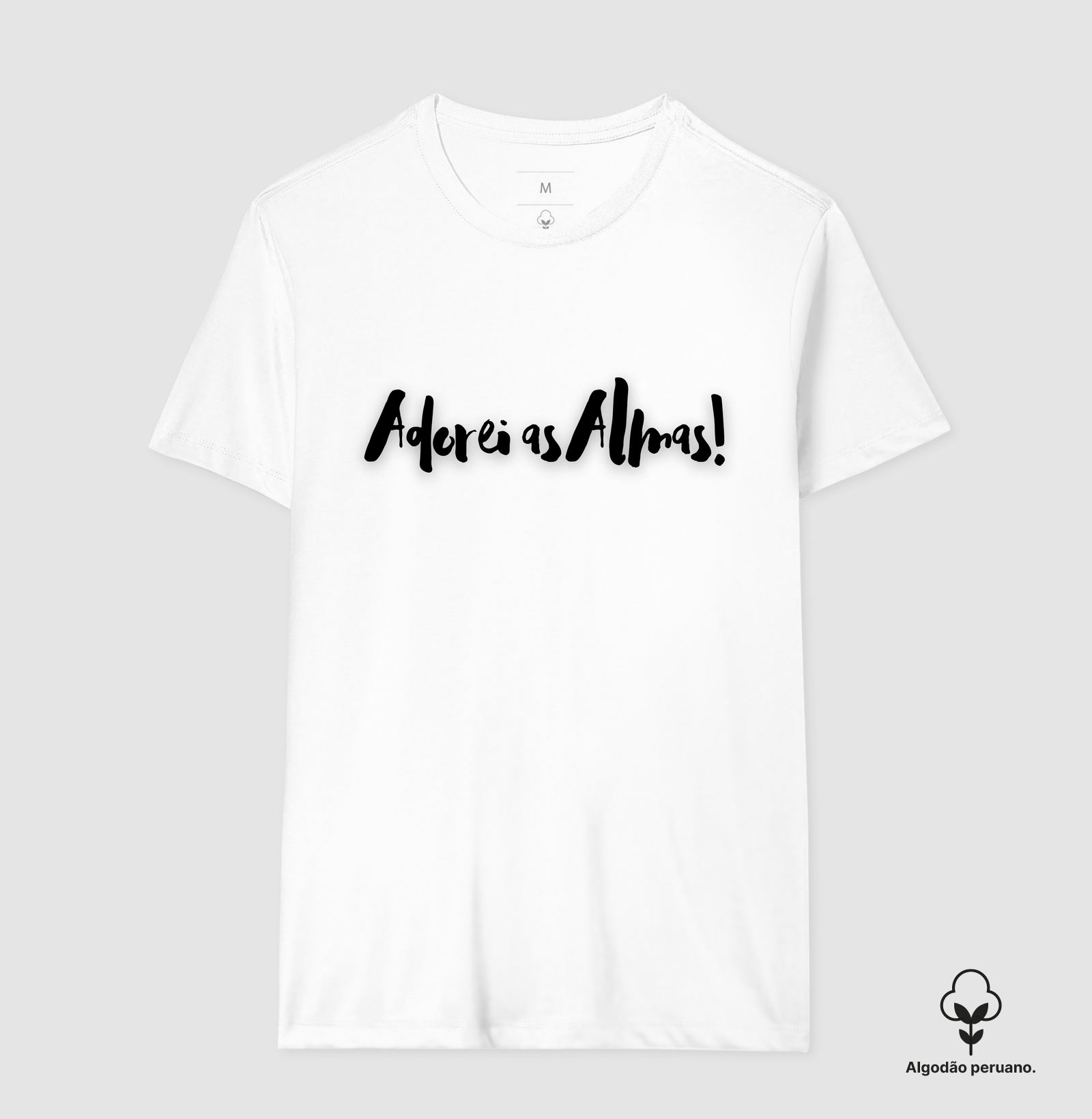 Preto-Velho - Saudação - Camiseta Branca