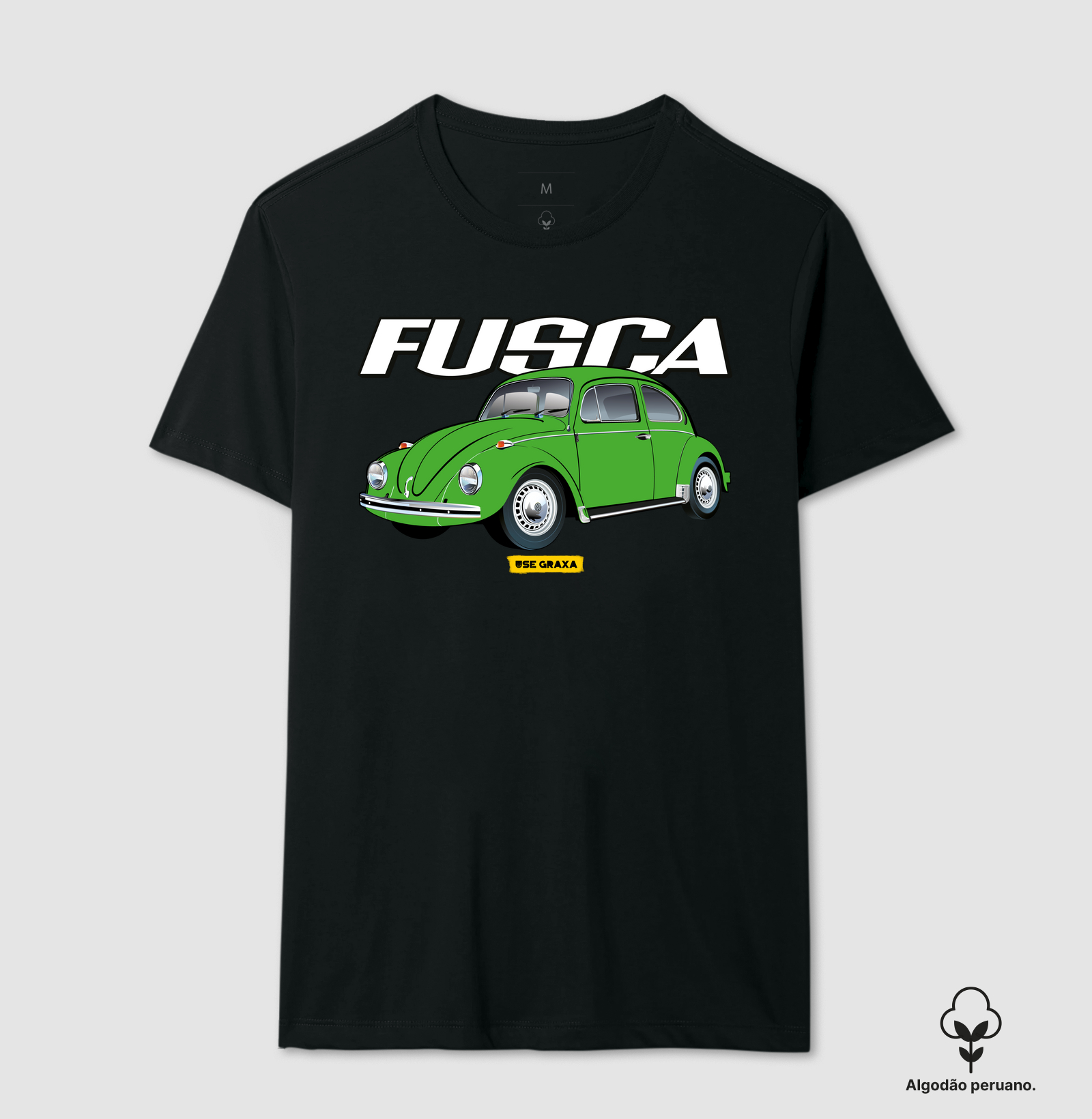 Fusca Verde Claro Escrita