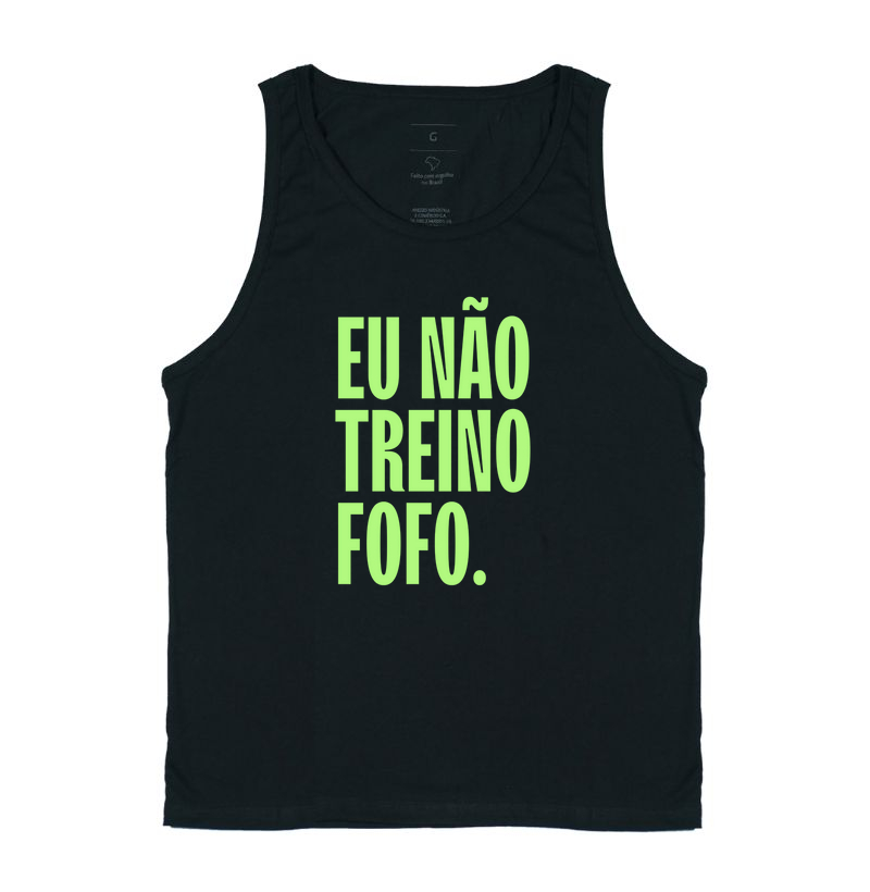 Eu não treino fofo.