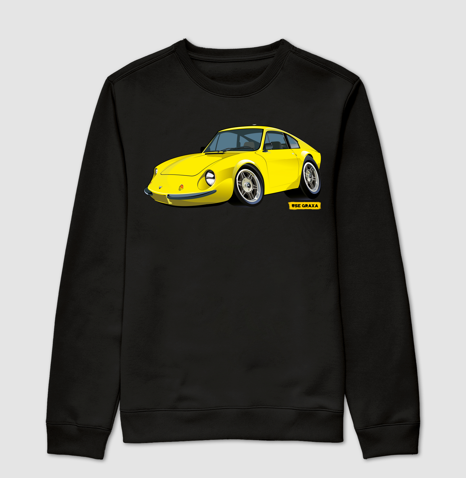 Puma GTE Amarelo Cartoon Lateral