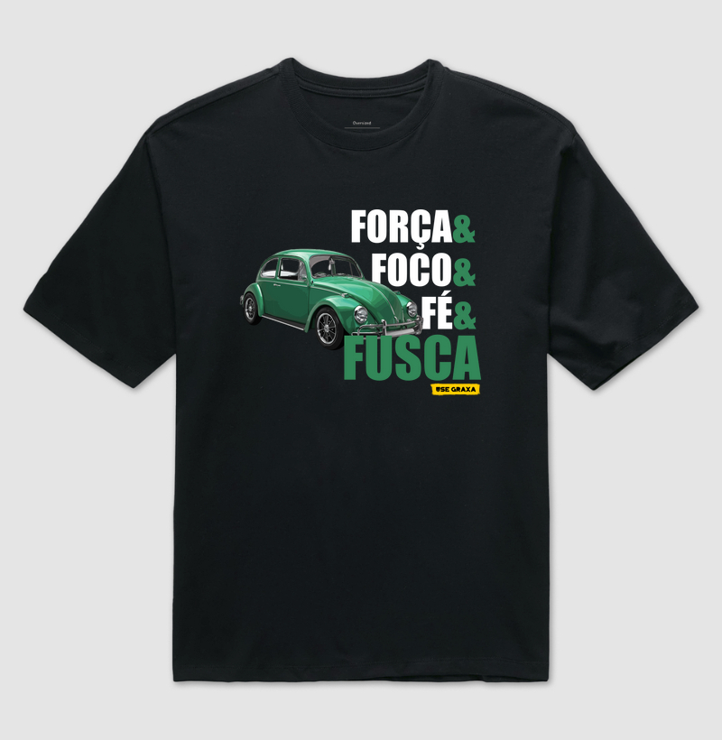 Força Foco Fé Fusca Verde