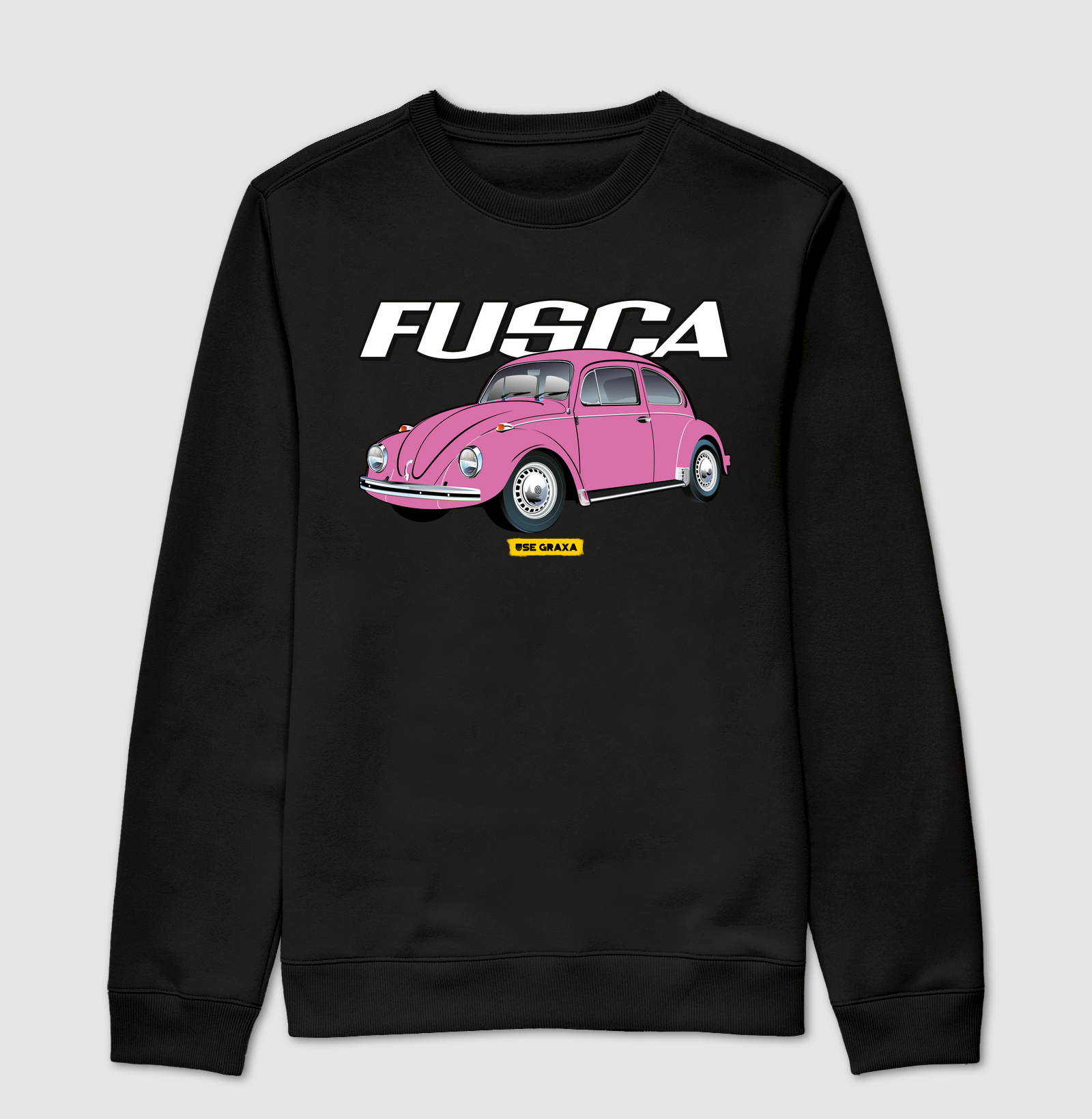 Fusca Rosa Escrita
