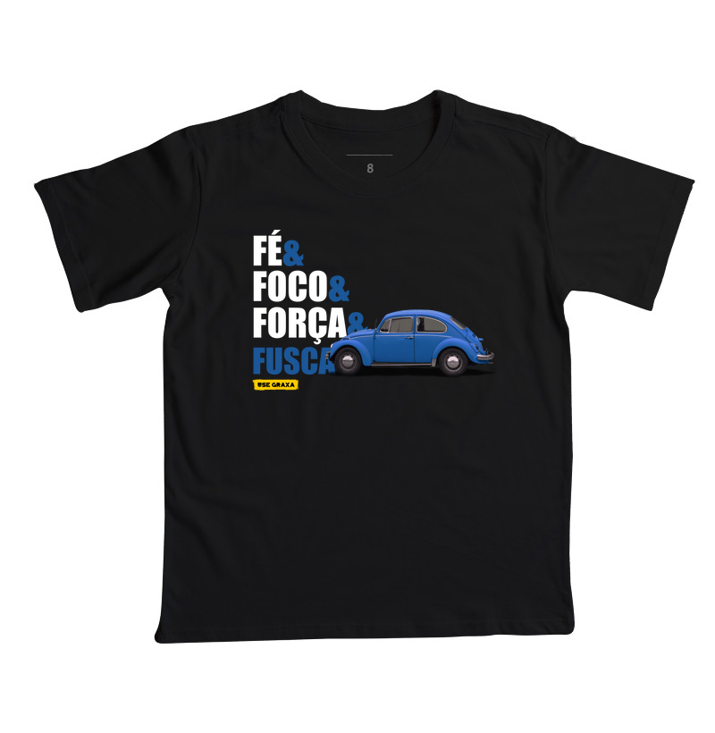 Fé Foco Força Fusca Azul