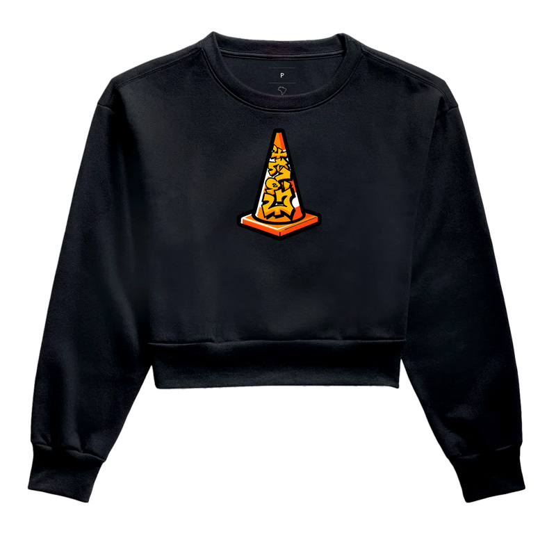 Moletom Cropped Cone Crew