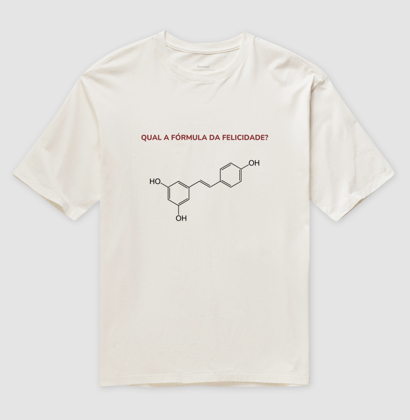 Camiseta A Fórmula da Felicidade!!