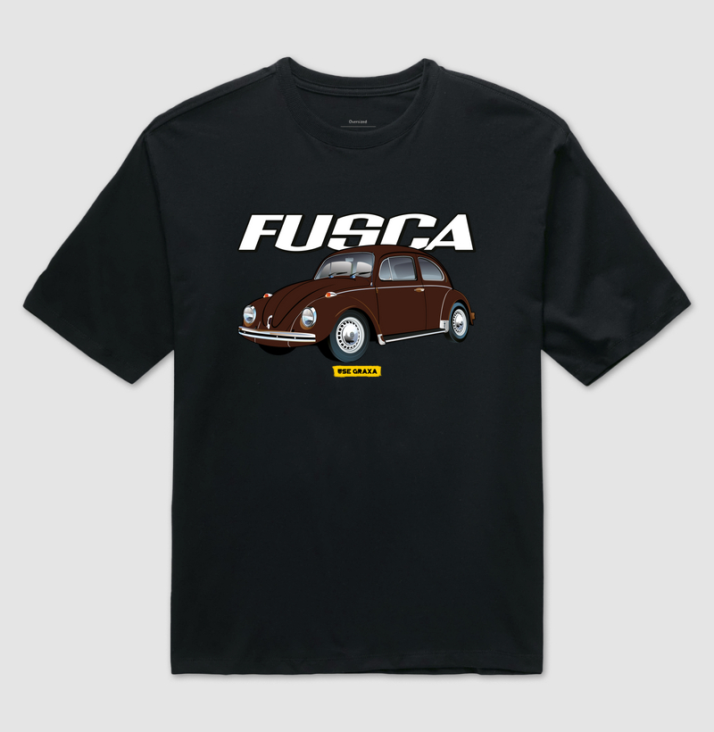 Fusca Marrom Escrita