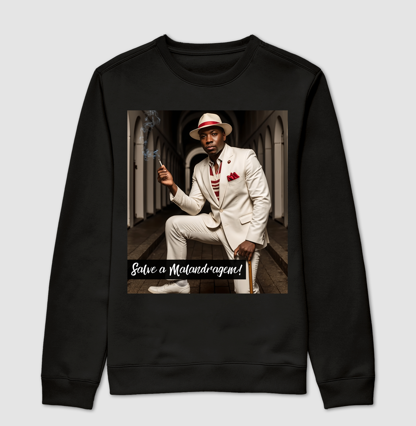 Moletom Suéter - Malandro - Imagem 1