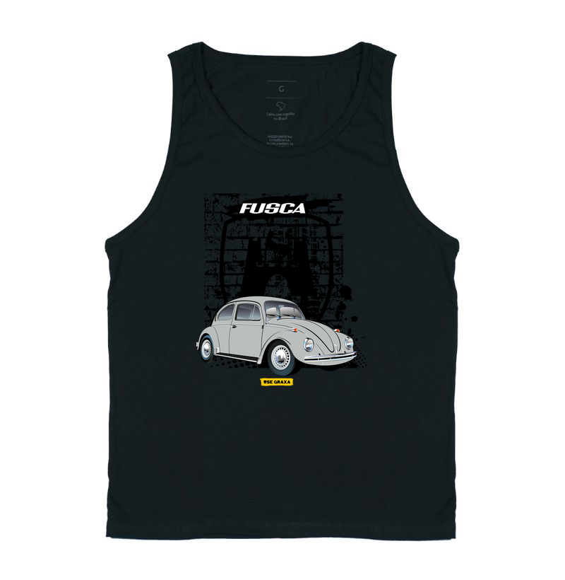 Fusca Cinza Prata VW Wolfsburg