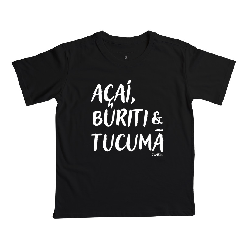 Açaí, buriti e tucumã