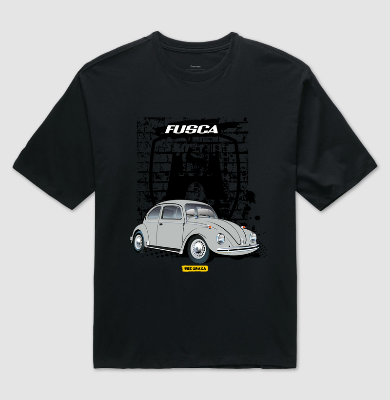 Fusca Cinza Prata VW Wolfsburg