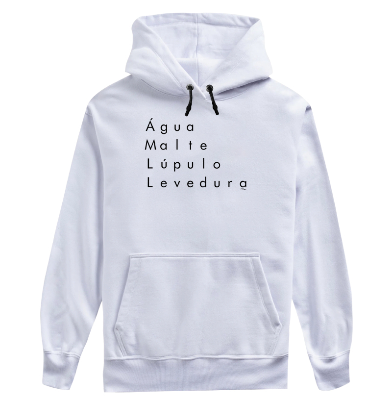 Água, Malte, Lúpulo, Levedura