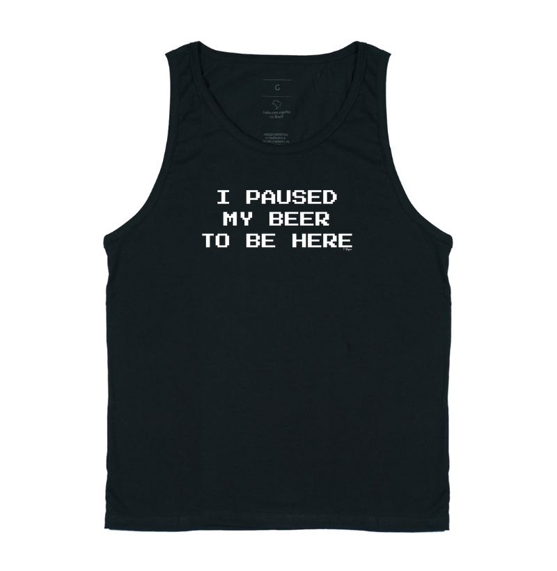 I paused my beer to be here