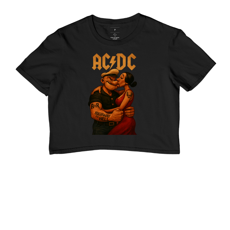 Camiseta ACDC Popeye