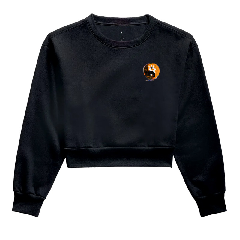 Bitcoin Yin Yang - Minimalista