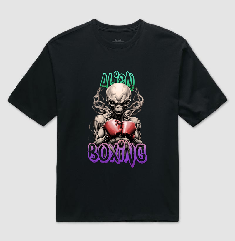 Camiseta Alien Boxing