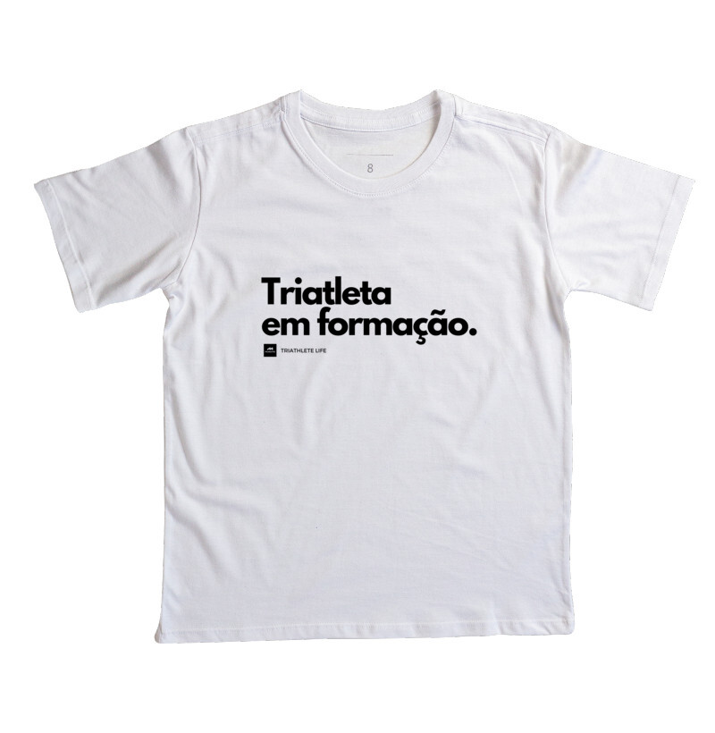 Camiseta Infantil Triatleta em formação