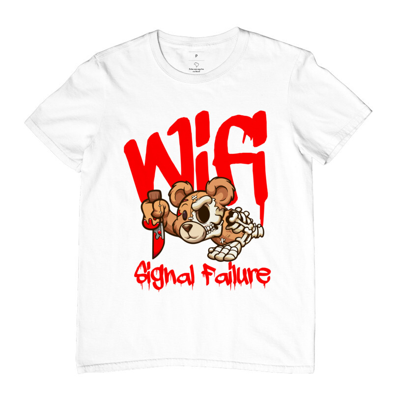 Camiseta Gamer Wifi Failure Teddy