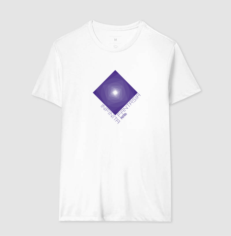 T-SHIRT "INFINITA FANTASIA" / ROXO ESTAMPA MÉDIA