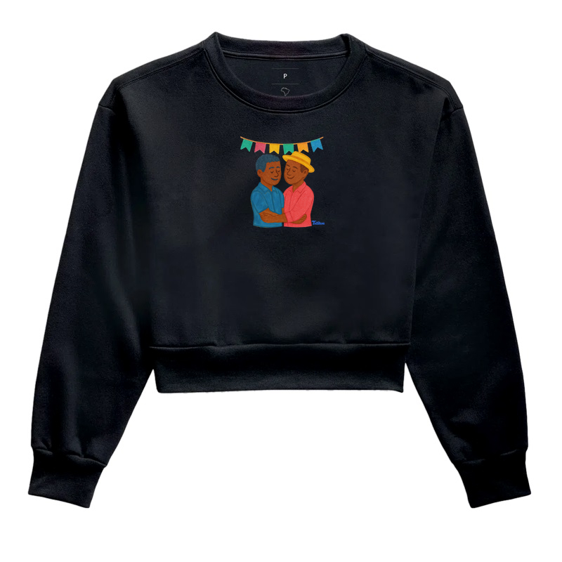 Moletom Cropped "casal G" 2