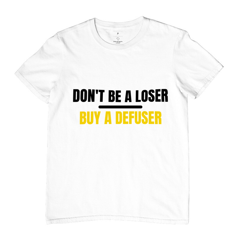 Camiseta CSGO Buy a Defuser
