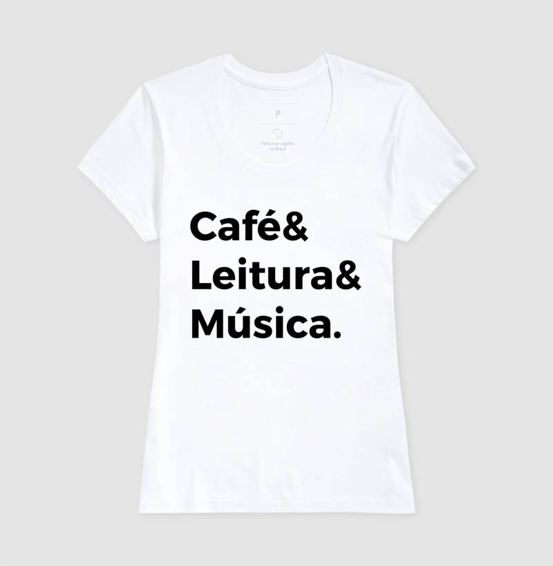 Café, leitura e música