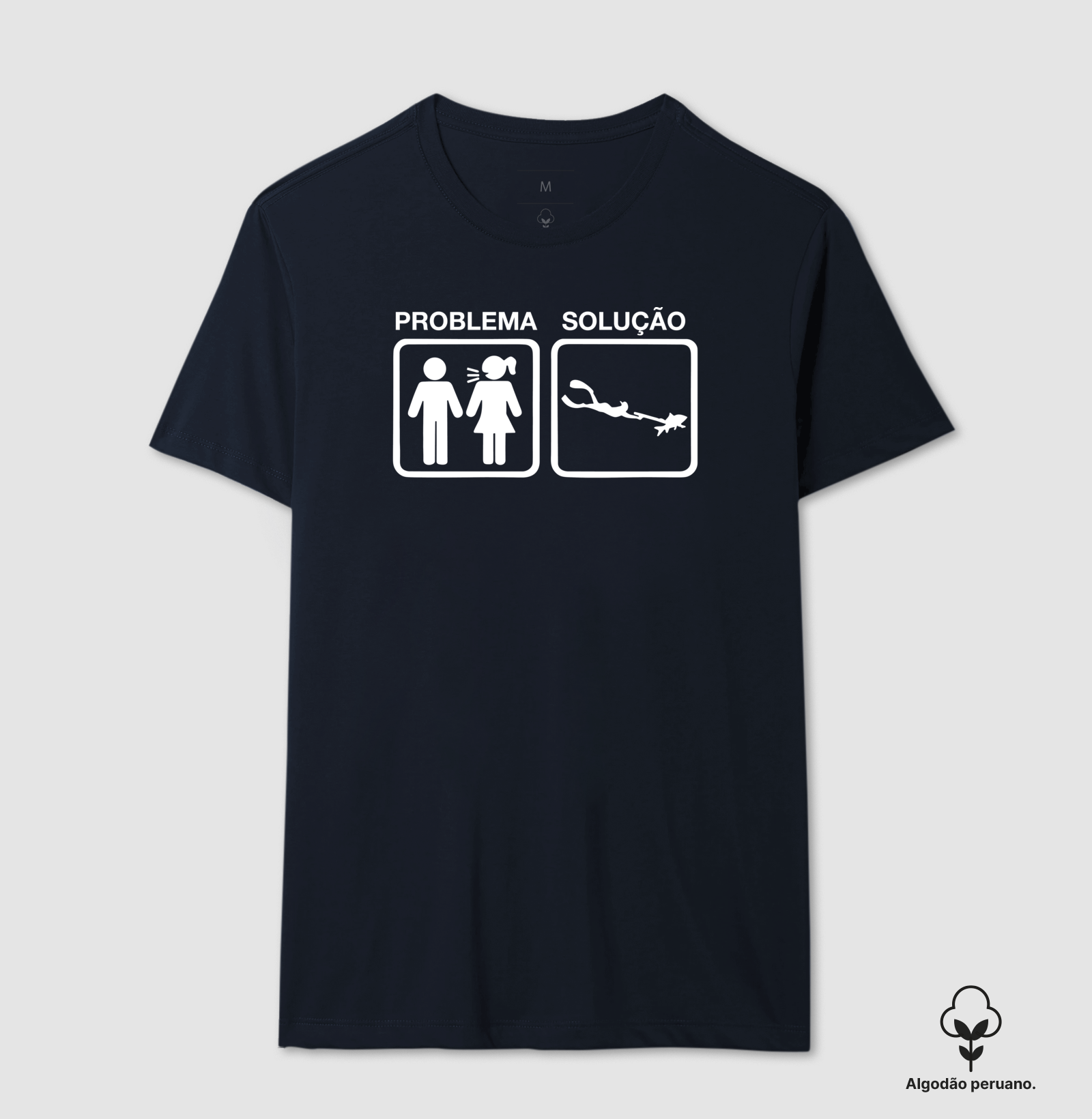 Camisa Premium Pesca Sub Problema-Solução