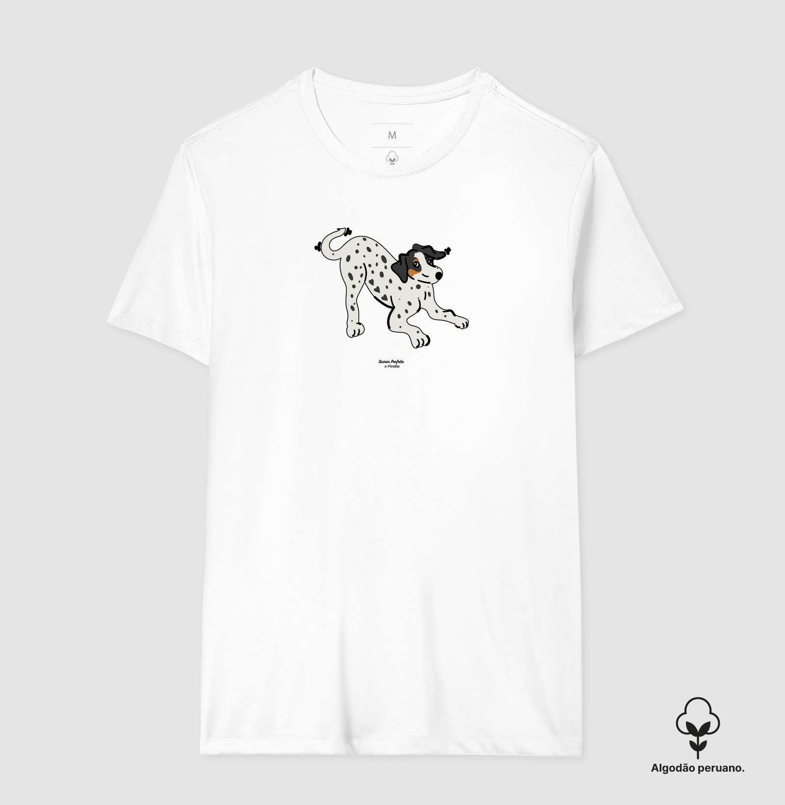 Camiseta Algodão Peruano - Aumor Não tem Raça - Julia