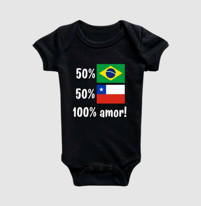 50% brasileira 50% chilena