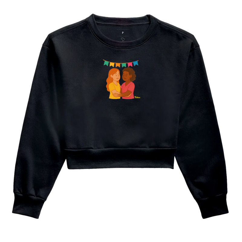 Moletom Cropped "casal L" 1